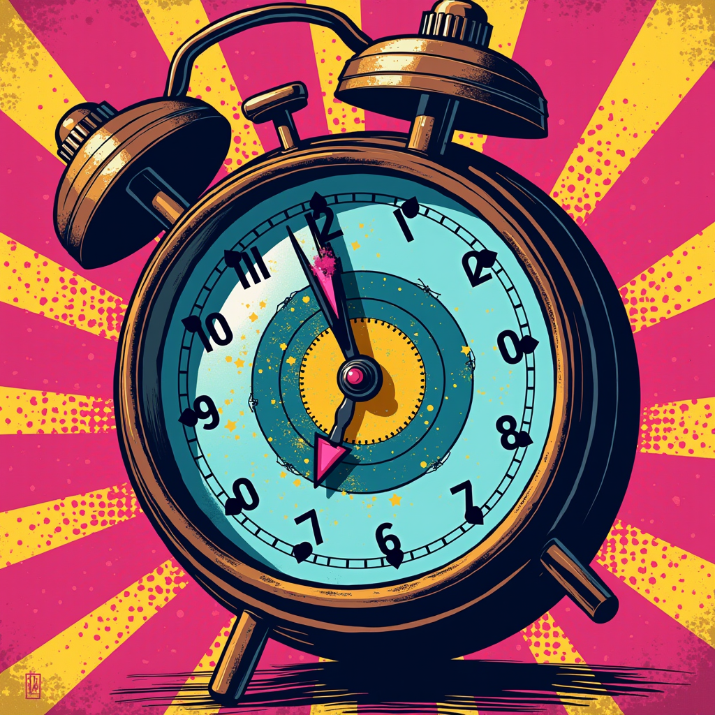 a conceptual illustration about The Train That Won't Leave: